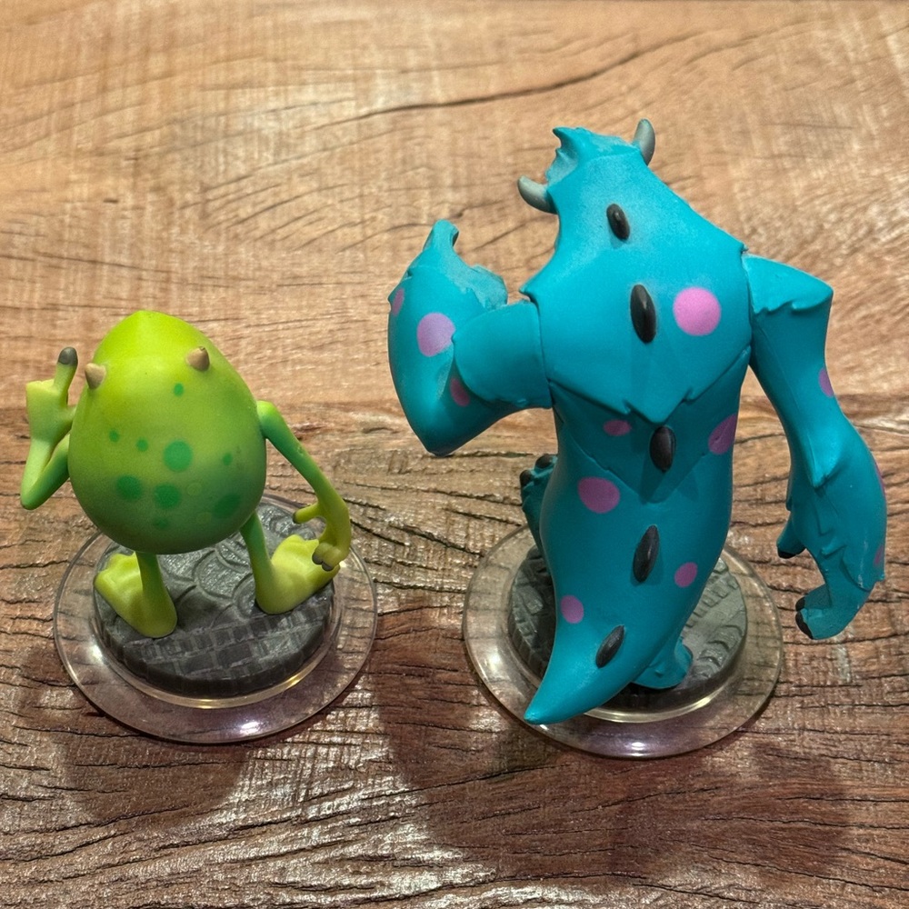 Disney Infinity Monster’s Inc Sully Mike Wazowski interactive characters figures - Picture 2 of 5